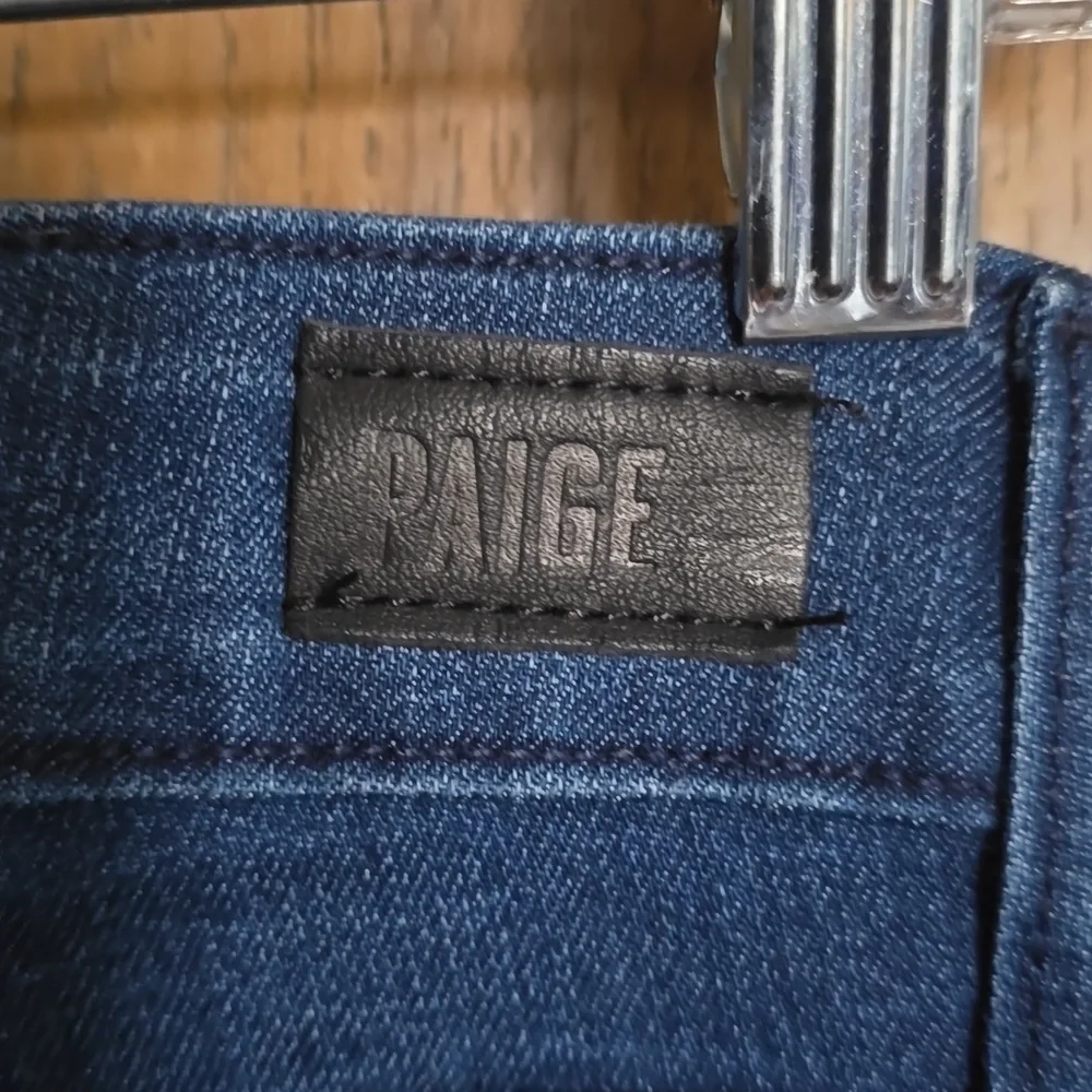 PAIGE Women's Deep Indigo Boot Cut Jeans - Picture 3 of 4